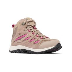 Damskie buty turystyczne Columbia Crestwood Mid Waterproof. Brązowe obuwie sportowe damskie Columbia, bez wzorów, trekkingowe. W wyprzedaży za 385.00 zł.