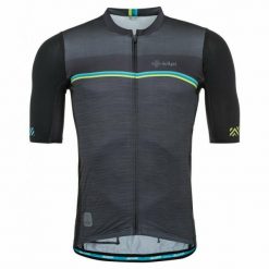 Męska koszulka kolarska Kilpi TINO-M. Czarne buty sportowe męskie Kilpi, m, bez wzorów, bez kołnierzyka, bez ramiączek, rowerowe. Za 215.49 zł.