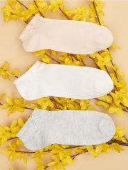 Skarpetki 3 pack - wielobarwny. Skarpety damskie Sinsay, bez wzorów. Za 12.99 zł.