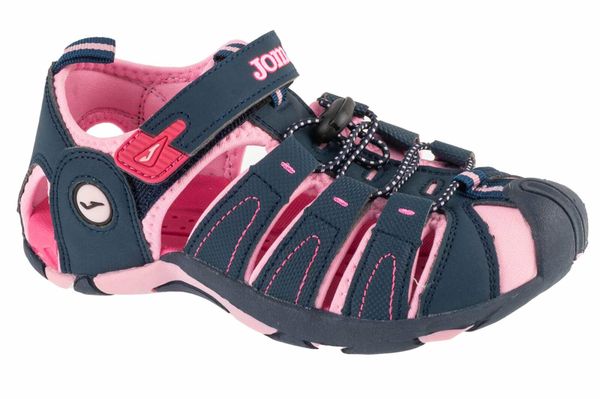 Sandały dziewczęce, S.Seven Jr 25 SSEVJS. Niebieskie sandały dziewczęce Joma, z materiału, bez zapięcia. Za 119.99 zł.