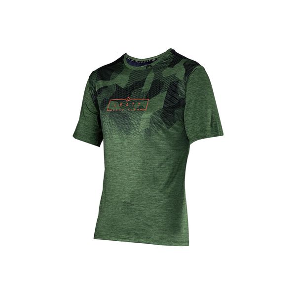 Koszulka rowerowa męska Leatt MTB Trail 1.0. Zielone buty sportowe męskie LEATT, bez zapięcia, rowerowe. Za 239.99 zł.