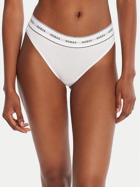 Guess Figi klasyczne O4BE13 KBBU1 Biały. Białe figi damskie Guess, l, z aplikacjami, z syntetyku. Za 49.99 zł.