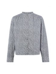 Marc O'Polo bluzka koszulowa Kobiety Bawełna szary, 36. Szare bluzki damskie Marc O'Polo, bez wzorów, z bawełny, bez kołnierzyka, bez ramiączek. Za 329.95 zł.
