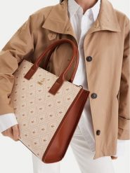 Beverly Hills Polo Club Torebka CEO-BHPC-S-003-07 Écru. Torebki do ręki damskie Beverly Hills Polo Club, bez wzorów, z materiału, bez dodatków. Za 299.99 zł.