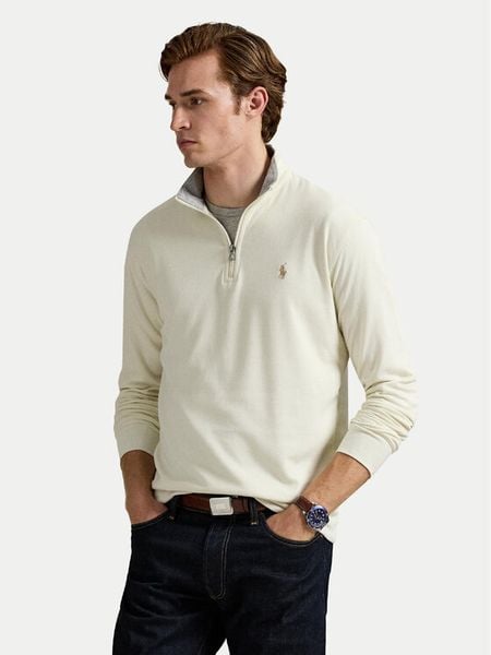 Polo Ralph Lauren Bluza 710812963057 Écru Regular Fit. Białe bluzy męskie Polo Ralph Lauren, m, bez wzorów, z bawełny, bez kaptura. Za 600.99 zł.