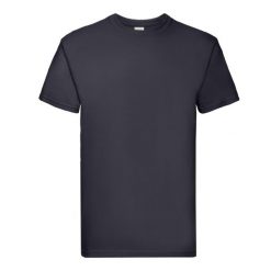 Męska Koszulka Super Premium. Niebieskie koszulki sportowe męskie Fruit of the Loom, m, bez wzorów, bez kołnierzyka, bez ramiączek, trekkingowe. Za 40.99 zł.