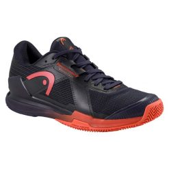 Buty do padla Head Sprint PRo 4.0 Clay. Czerwone buty sportowe męskie Head, z materiału, bez zapięcia, do biegania. Za 535.00 zł.