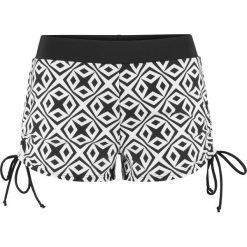 Figi bikini bonprix czarno-biały z nadrukiem. Bikini damskie marki bonprix. Za 49.99 zł.