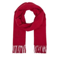 Szalik LAUREN RALPH LAUREN. Czerwone szaliki i chusty damskie Lauren Ralph Lauren, bez wzorów. Za 689.99 zł.