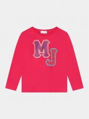 Marc Jacobs Bluzka W15673 Różowy Regular Fit. Czerwone bluzki dla dziewczynek Marc Jacobs, bez wzorów, z bawełny, bez ramiączek. Za 319.99 zł.