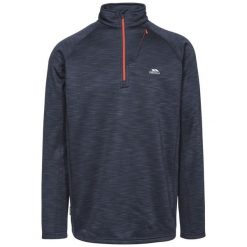 Bluza Polarowa Męska Collins Half Zip. Fioletowe bluzy męskie Trespass, na zimę, m, bez wzorów, z polaru, bez kaptura. Za 161.99 zł.