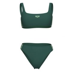 Strój kąpielowy damski dwuczęściowy kostium na basen plażę Arena Icons. Zielone bikini damskie Arena, s, bez wzorów. Za 69.99 zł.
