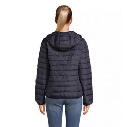 Damska kurtka z kapturem Sol's Stream. Niebieskie kurtki damskie SOL'S, s, bez wzorów, z puchu, z kapturem. Za 198.50 zł.