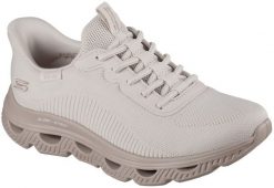 Skechers Skechers damskie sneakersy Slip-In BOBS ARC WAVES 117629 NAT 36,5. Trampki i tenisówki damskie Skechers, bez wzorów, bez zapięcia. Za 379.99 zł.