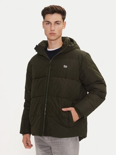 Lee Kurtka zimowa 112355678 Zielony Regular Fit. Zielone kurtki męskie Lee, na zimę, l, bez wzorów, z syntetyku, bez kaptura. Za 419.00 zł.