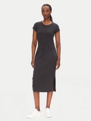 BOSS Sukienka codzienna 50536979 Czarny Regular Fit. Czarne sukienki damskie Boss, na co dzień, xs, bez wzorów, z bawełny, bez kołnierzyka, bez ramiączek, proste. Za 309.99 zł.