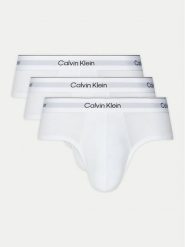 Calvin Klein Underwear Komplet slipów LV00NB4388 Biały. Białe slipki męskie Calvin Klein Underwear, m, bez wzorów, z bawełny. Za 199.99 zł.