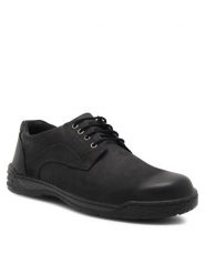 Go Soft Półbuty LUGO-01 Czarny. Czarne półbuty na co dzień męskie GO SOFT, z nubiku, bez zapięcia. Za 229.99 zł.