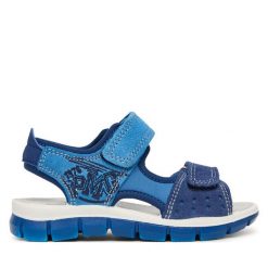 Sandały Primigi. Niebieskie sandały chłopięce Primigi, bez zapięcia. Za 229.99 zł.