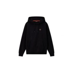 Bluza z kapturem Napapijri B-Badge H. Czarne bluzy męskie Napapijri, s, bez wzorów, z materiału, z kapturem. Za 372.00 zł.