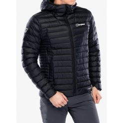 Kurtka ocieplana męska Berghaus Ridge-Nomad Hybrid Down Jacket. Czarne kurtki męskie Berghaus, m, bez wzorów, z puchu, sportowe, bez kaptura. Za 749.99 zł.