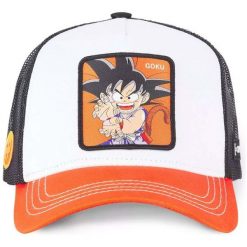 Czapka Capslab Dragon Ball Goku 2 Wielokolorowa. Żółte czapki i kapelusze męskie CapsLab, bez wzorów, z dresówki, sportowe. Za 177.62 zł.