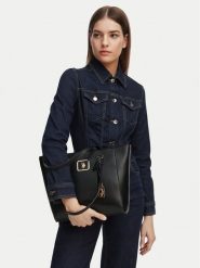 U.S. Polo Assn. Torebka BEUXT8794WVP Czarny. Czarne torebki do ręki damskie U.S. Polo Assn., bez wzorów, ze skóry, bez dodatków. Za 144.99 zł.