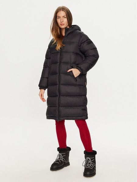 Napapijri Kurtka zimowa A-Box Logo NP0A4HZ3 Czarny Regular Fit. Czarne kurtki damskie Napapijri, na zimę, xl, bez wzorów, z syntetyku, bez kaptura. Za 909.99 zł.