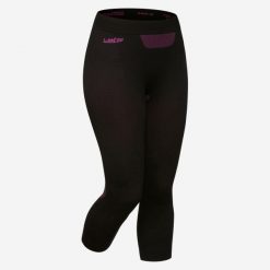 Legginsy termoaktywne narciarskie damskie Wedze 580 I-Soft. Czarne bielizna termoaktywna damska WED'ZE, m, bez wzorów, z elastanu, narciarskie. W wyprzedaży za 59.99 zł.