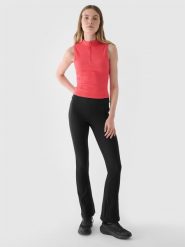 4F Legginsy dzianinowe damskie - czarne XL. Czarne legginsy damskie 4f, s, bez wzorów, z dzianiny, z podwyższonym stanem, długie. W wyprzedaży za 79.99 zł.