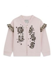 Guess Bluza K6BQ03 K5895 Różowy jasny Regular Fit. Czerwone bluzy dla dziewczynek Guess, z aplikacjami, z bawełny, bez ramiączek, bez kaptura. Za 194.99 zł.
