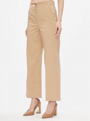 Marella Spodnie materiałowe Nabis 2413131091200 Brązowy Regular Fit. Brązowe spodnie materiałowe damskie Marella, bez wzorów, z bawełny. Za 519.99 zł.