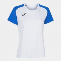 Koszulka do piłki nożnej damska Joma Academy IV. Białe t-shirty damskie Joma, xl, bez wzorów, sportowe, bez kołnierzyka. W wyprzedaży za 82.15 zł.