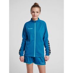 Kurtka damska Hummel Zip hmlAUTHENTIC Poly. Niebieskie bluzy sportowe damskie Hummel, s, bez wzorów, bez kaptura, do piłki ręcznej. W wyprzedaży za 165.50 zł.