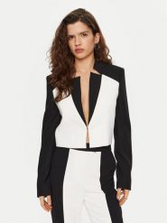 KARL LAGERFELD Marynarka A1W14044 Biały Relaxed Fit. Białe żakiety damskie KARL LAGERFELD, bez wzorów, z syntetyku. Za 1,209.00 zł.