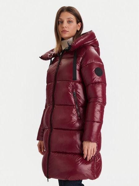Save The Duck Płaszcz zimowy D45510W LOVE21 Bordowy Regular Fit. Czerwone płaszcze damskie SAVE THE DUCK, na zimę, bez wzorów, z syntetyku, bez kaptura. Za 1,759.00 zł.