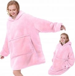 Verk CIEPŁA BLUZA KOC OVERSIZE XXL 2W1 GRUBA FUTRZAK. Bluzy damskie Verk, xxl, bez wzorów, bez kaptura. Za 74.66 zł.