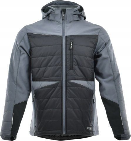 Kurtka męska SARA JACKET COMFORT WINTER HYBRIDXL GRAY. Szare kurtki męskie Sara', m, bez wzorów, bez kaptura. Za 147.85 zł.