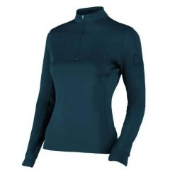 Jeździecka koszulka polo z długim rękawem Tattini Agatea. Niebieskie bluzki z długim rękawem męskie TATTINI, l, bez wzorów, z materiału, bez kołnierzyka. Za 318.50 zł.