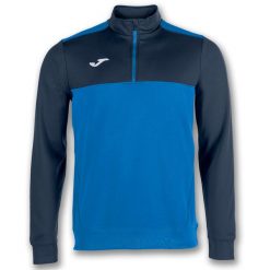 Bluza do piłki nożnej męska Joma Winner. Niebieskie bluzy męskie Joma, m, bez wzorów, z materiału, bez kaptura. Za 222.00 zł.