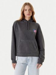 Tommy Jeans Bluza Neon DW0DW20945 Szary Boxy Fit. Szare bluzy damskie Tommy Jeans, xs, bez wzorów, z bawełny, bez kaptura. Za 399.99 zł.