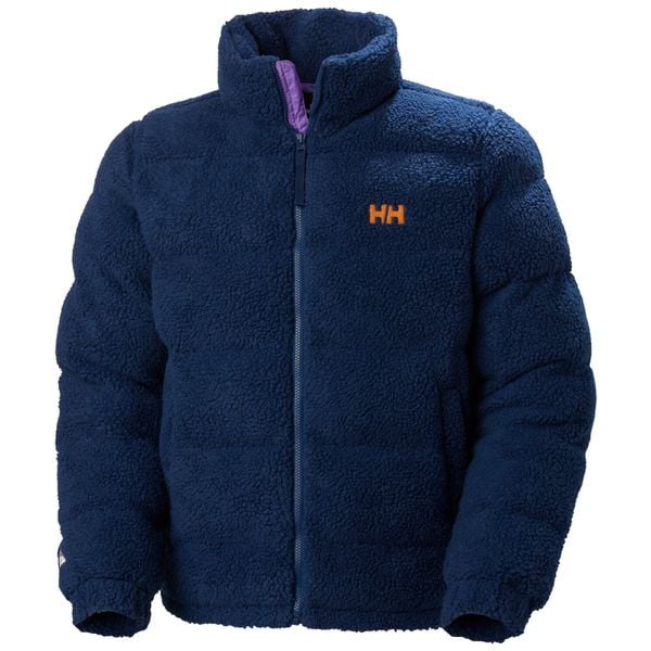 Kurtka narciarska Helly Hansen Yu Teddy Pile. Niebieskie kurtki męskie Helly Hansen, m, bez wzorów, bez kaptura, narciarskie. Za 922.00 zł.