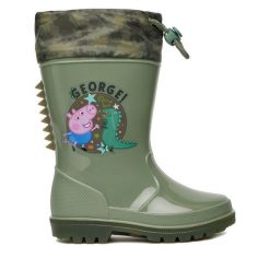 Kalosze Peppa Pig. Brązowe kalosze chłopięce Peppa Pig, bez wzorów. Za 69.99 zł.