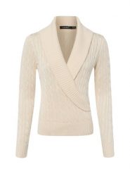 Lauren Ralph Lauren bluza z dzianiny Kobiety Bawełna beżowy, M. Brązowe bluzy damskie Lauren Ralph Lauren, m, bez wzorów, z bawełny, bez kaptura. Za 949.95 zł.