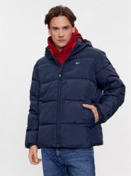 Tommy Jeans Kurtka zimowa Essential DM0DM18487 Granatowy Regular Fit. Niebieskie kurtki męskie Tommy Jeans, na zimę, m, bez wzorów, z jeansu, bez kaptura. Za 759.99 zł.