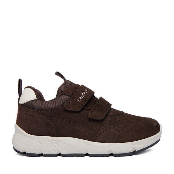 Sneakersy Lasocki Young. Brązowe trampki i tenisówki chłopięce Lasocki Young, bez wzorów, bez zapięcia. Za 159.99 zł.