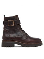 Barbour Trzewiki Heidi LFO0637BR96 Brązowy. Brązowe botki damskie Barbour, ze skóry, bez obcasa, na płaskiej podeszwie, bez zapięcia. Za 789.99 zł.