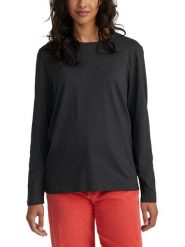 Koszulka damska O'Neill Essential T-Shirt L/Slv z długim rękawem. Czarne t-shirty damskie O'Neill, l, bez wzorów, z bawełny, bez kołnierzyka. Za 129.00 zł.
