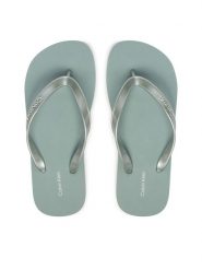 Calvin Klein Japonki Arwa HW0HW02956 Zielony. Zielone klapki damskie Calvin Klein, bez wzorów, z syntetyku, bez obcasa. Za 149.99 zł.