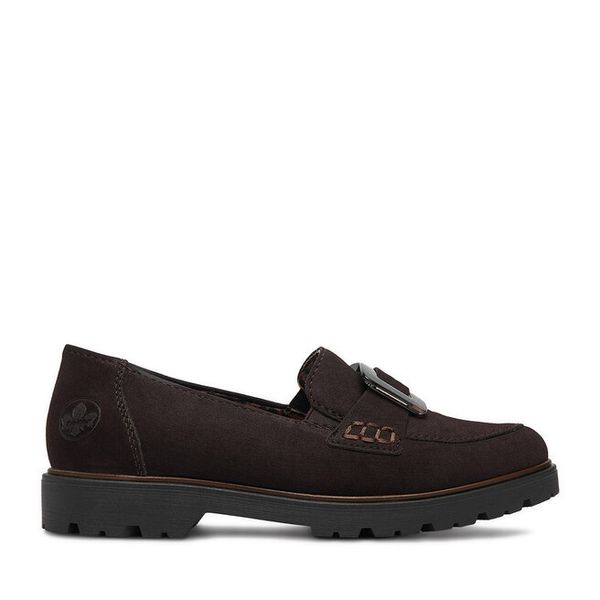 Loafersy Rieker. Brązowe mokasyny damskie Rieker. Za 369.99 zł.
